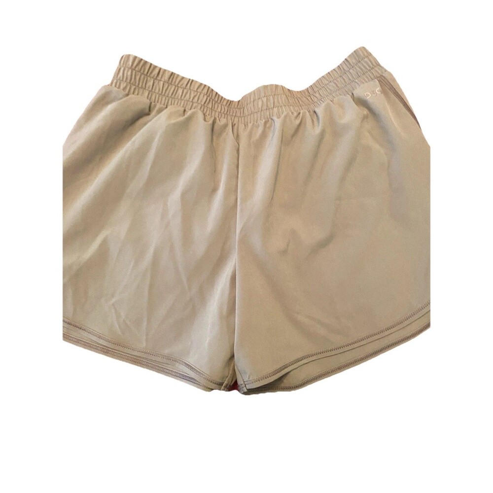 NWT DSG Youth Mid Rise Stride Run Shorts Size XL Olive Green Built in Brief